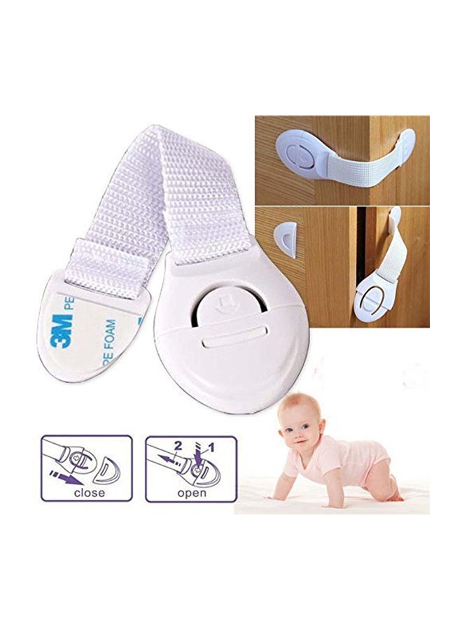 5 PCS Child Safety Lock, Drawer Webbing Safety Lock, Anti-pinch Cloth Strap, Baby Safety Lock,Mommy Daddys Helper Appliance Lok - Image 5